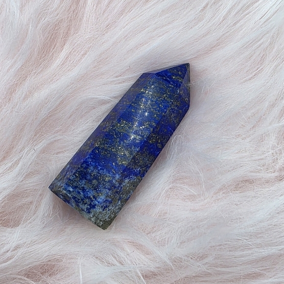 Blue Lapis Lazuli Quartz Crystal Stone Tower - Picture 6 of 7